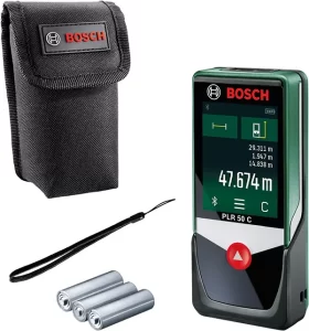 unboxing du telemetre bosch plr 50 c